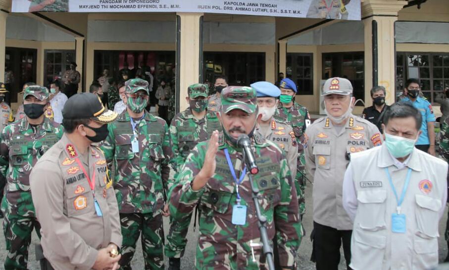 Pangdam IV/Diponegoro : Pentingnya Pengertian Kita Semua Untuk Perketat Protokol Kesehatan