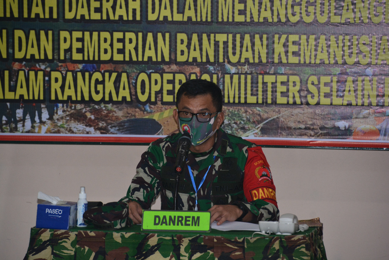 Danrem Wijayakusuma Berikan Taklimat Awal Latihan Posko I Kodim Banjarnegara