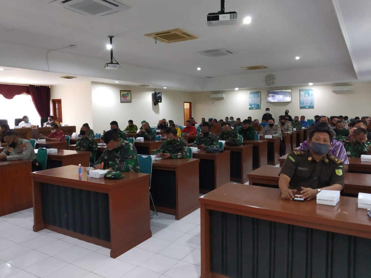 Rakor Tim Terpadu Penanganan Konflik Sosial di Kabupaten Magetan Tahun 2020