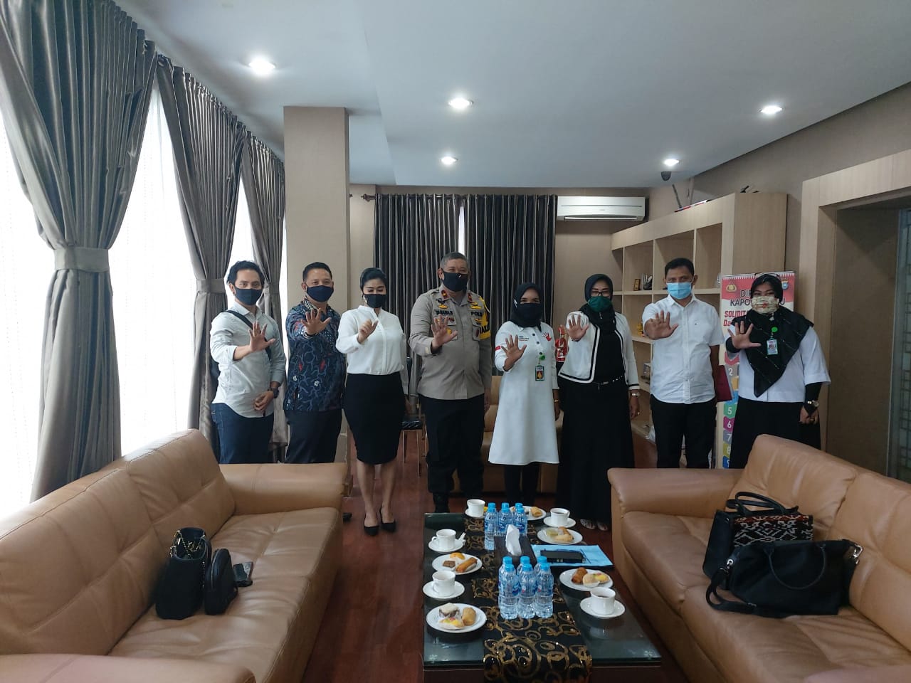 Kunjungan Kornas TRC PPA Didampingi Ketua Korwil Riau Ke Mapolda Riau Disambut Hangat Wakapolda