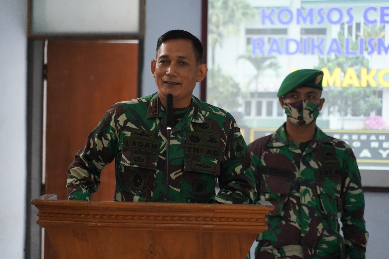 Danrem 071 : Pertebal semangat kebangsaan, persatuan dan kesatuan serta junjung sikap patriotisme adalah upaya cekal radikalisme, separatisme dan terorisme