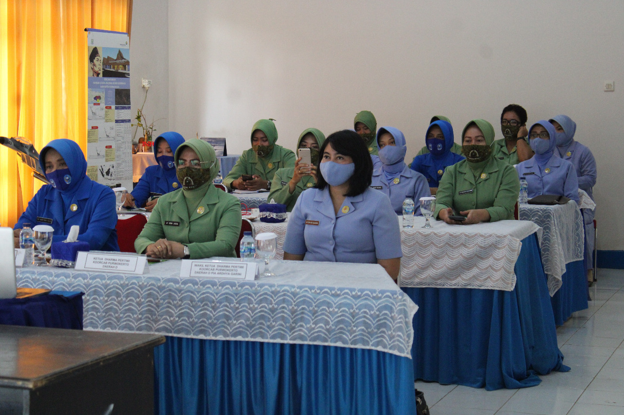 Dharma Pertiwi Koorcab Purwokerto Daerah D Ikuti Webinar Bersama Ketua Umum Dharma Pertiwi Pusat