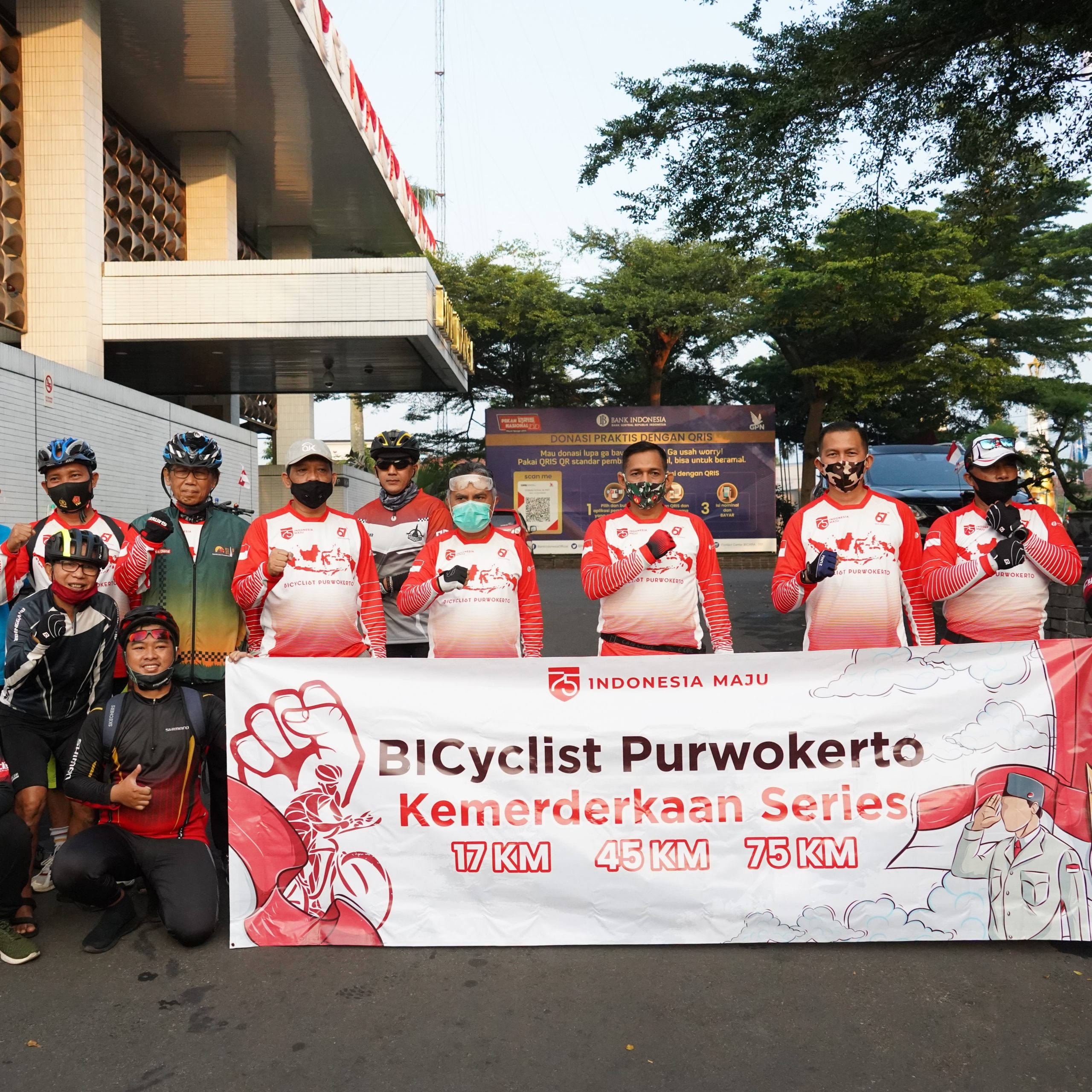 Gowes Kemerdekaan Bank Indonesia, Perkokoh Sinergitas dan Soliditas, TNI-Polri Banyumas