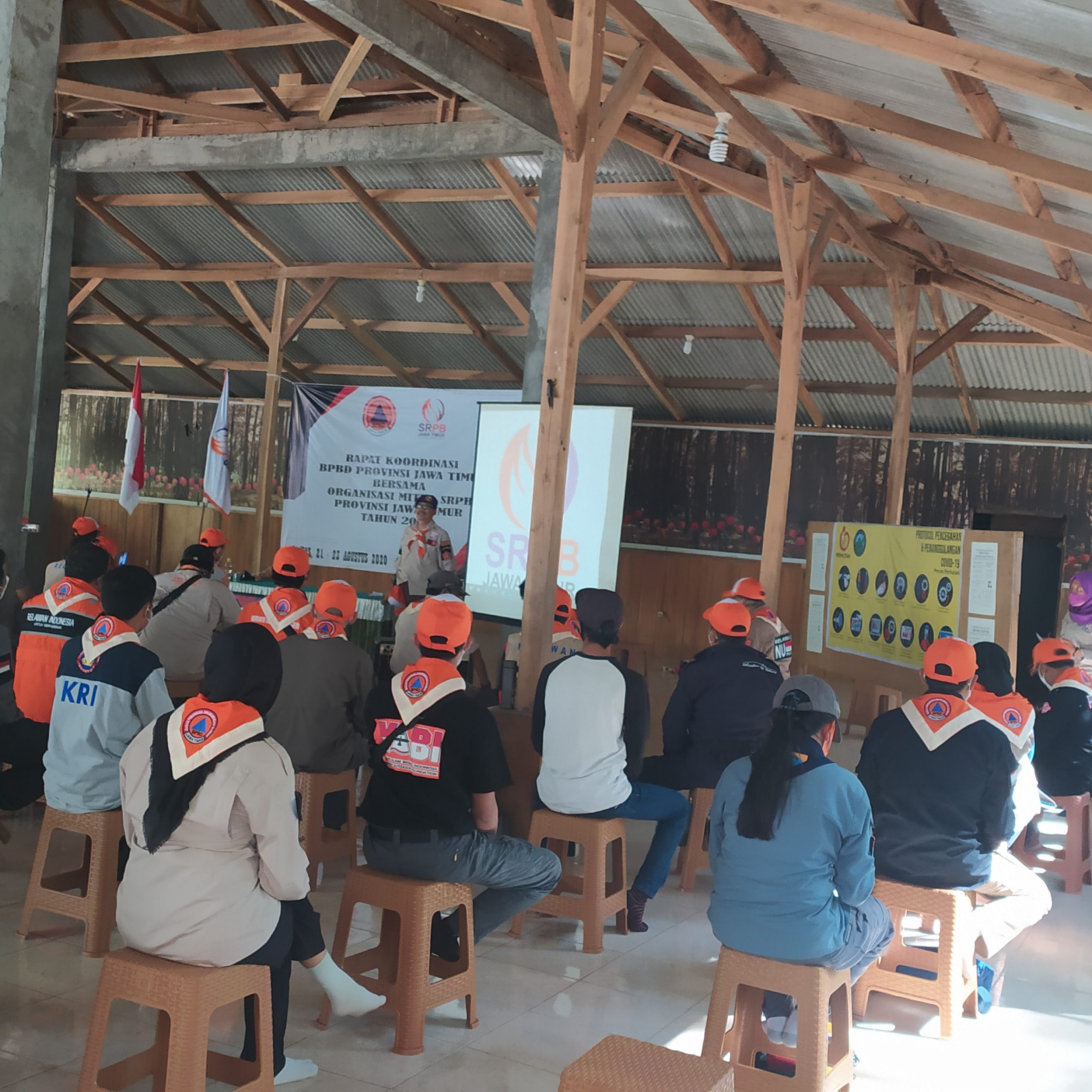 Puluhan Organisasi Mitra SRPB Jatim Dibekali Pelatihan Covid-19