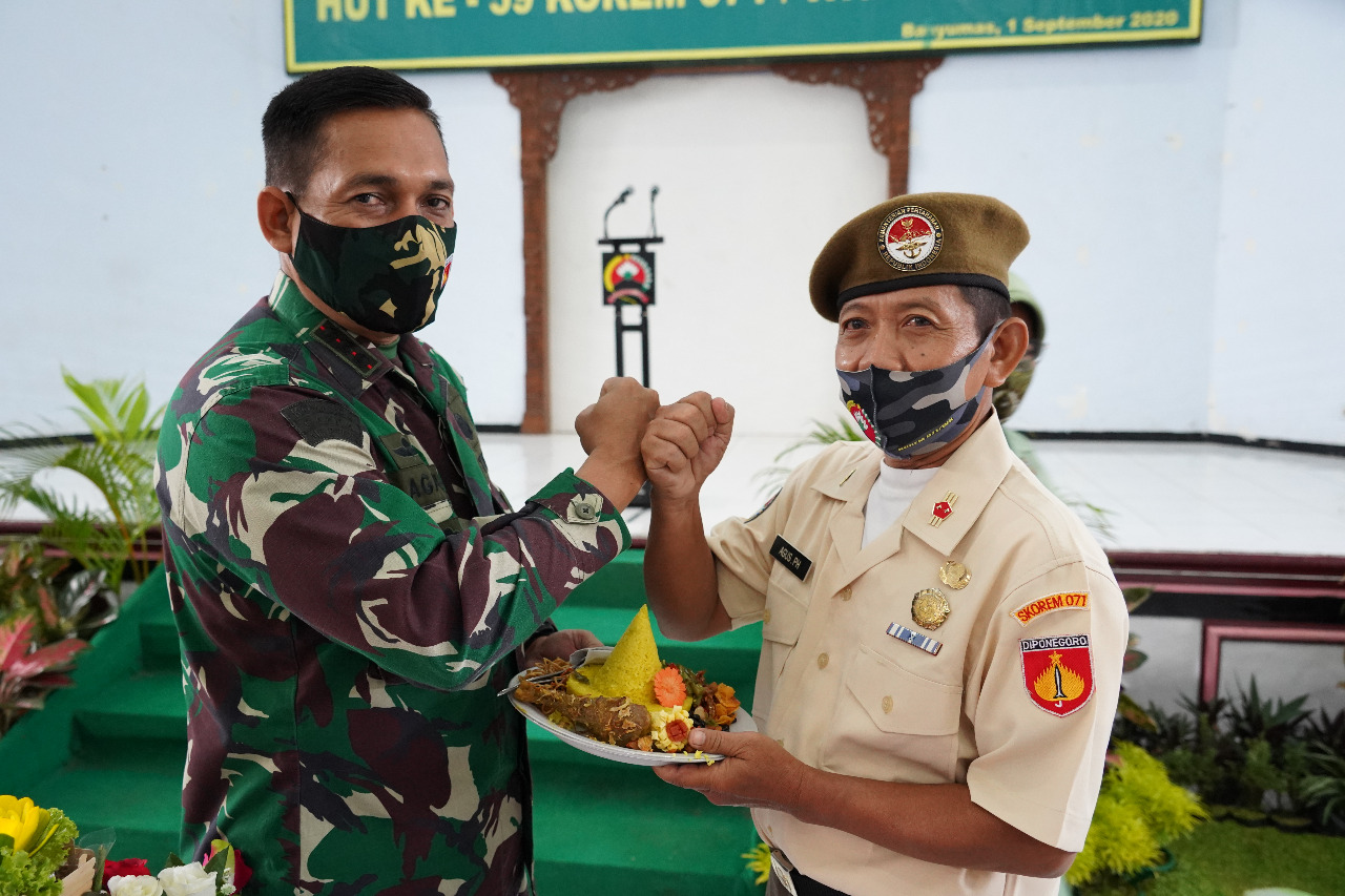 Tidak Kurangi Makna dan Arti, Korem 071/Wijayakusuma Rayakan HUT Ke-59 Dengan Kesederhanaan