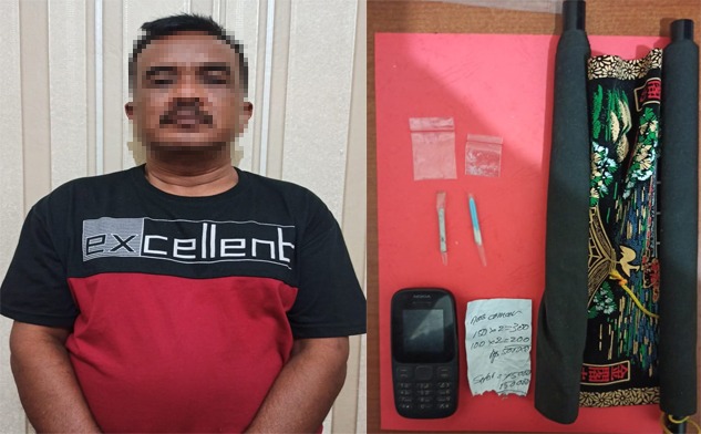 Satresnarkoba Polres Tulang Bawang Tangkap Pengedar Narkotika