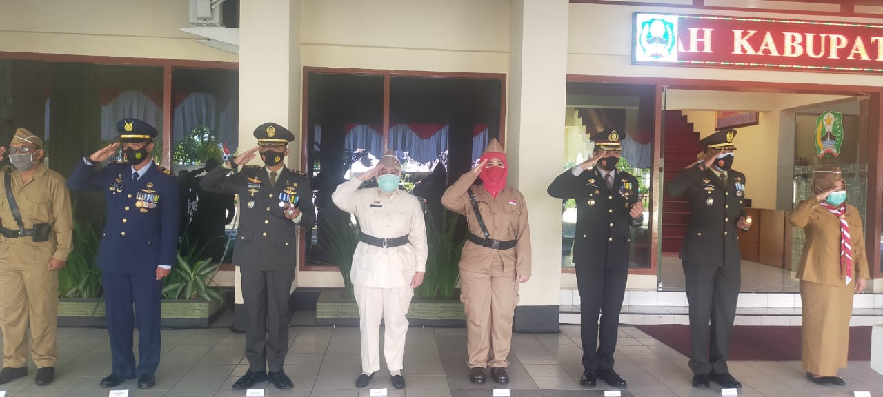 UPACARA MEMPERINGATI HARI PAHLAWAN 10 NOVEMBER TH. 2020 DI KAB MAGETAN