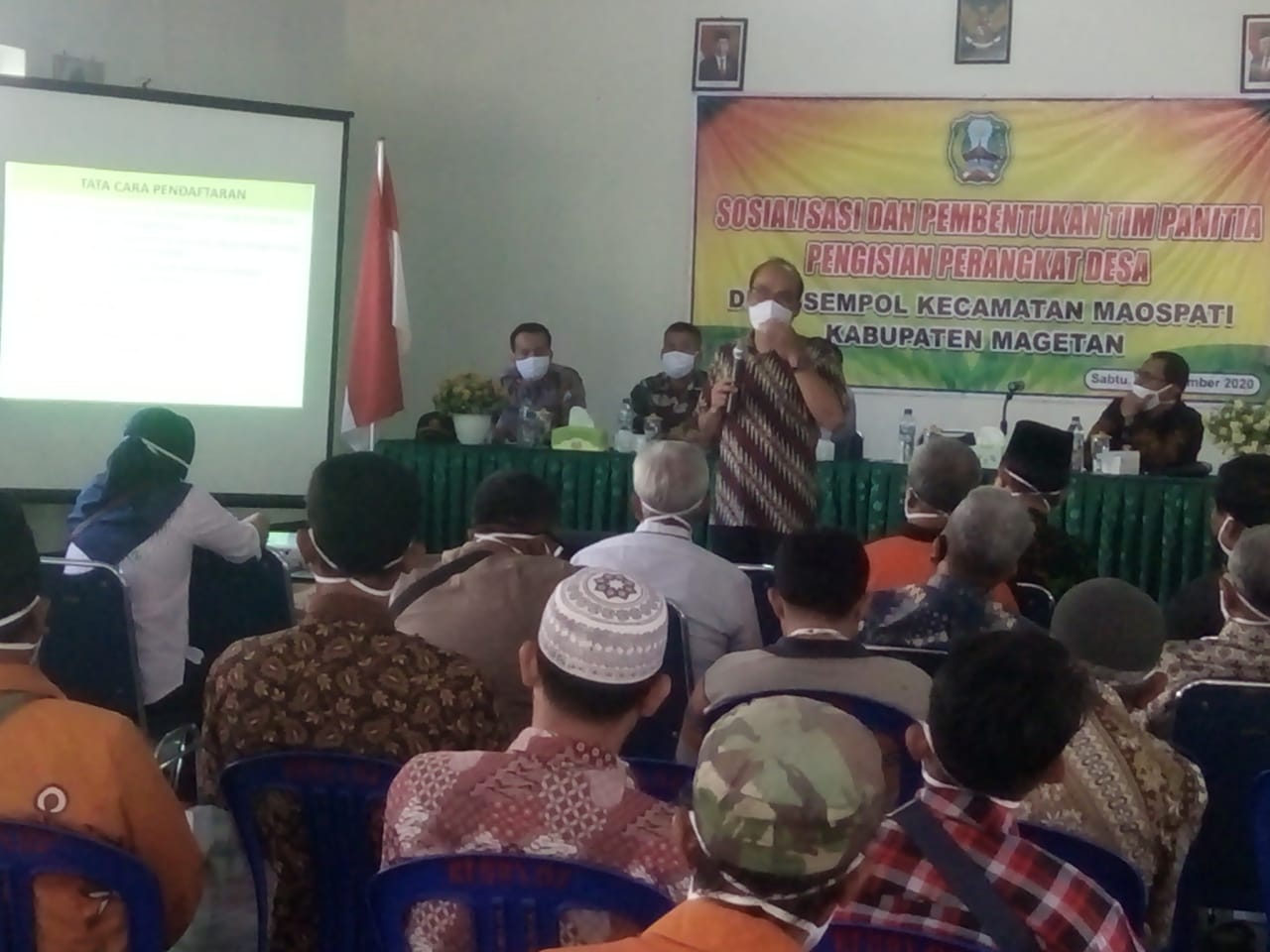 Pemdes Sempol Bentuk Tim Panitia Pengisian Perangkat Desa Sempol Maospati