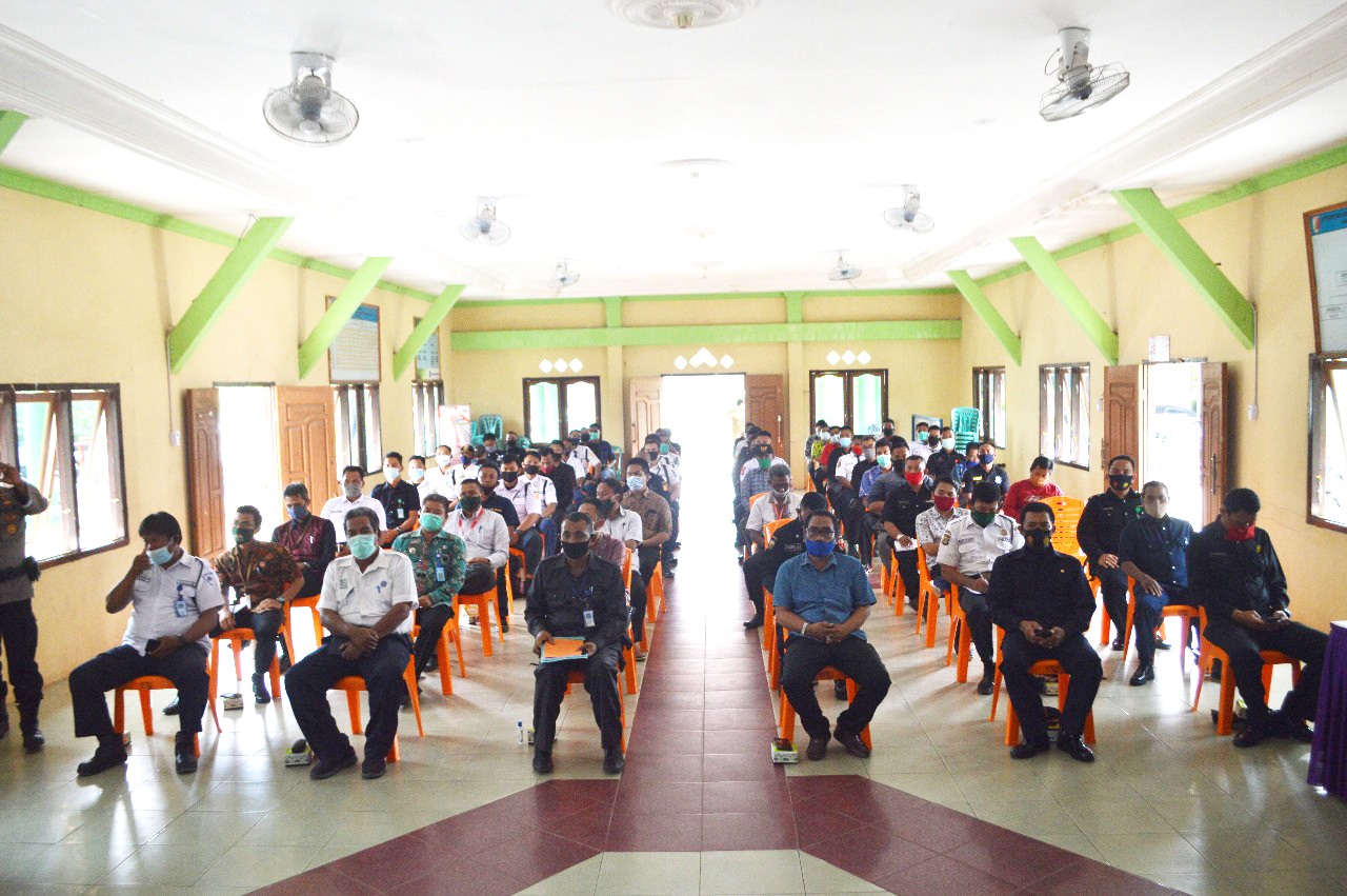 Dir Binmas Polda Lampung Sosialisasi Perpol Nomor 4 Tahun 2020 di Tulang Bawang