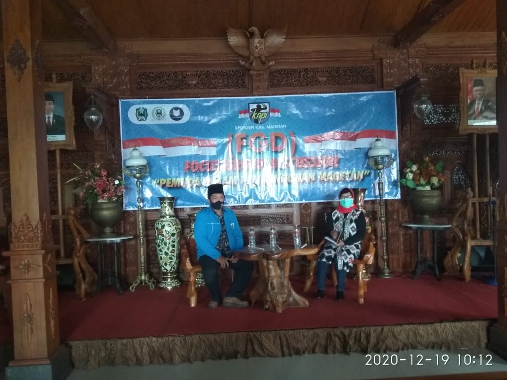 DPD KNPI Magetan Gelar Focus Group Discussion