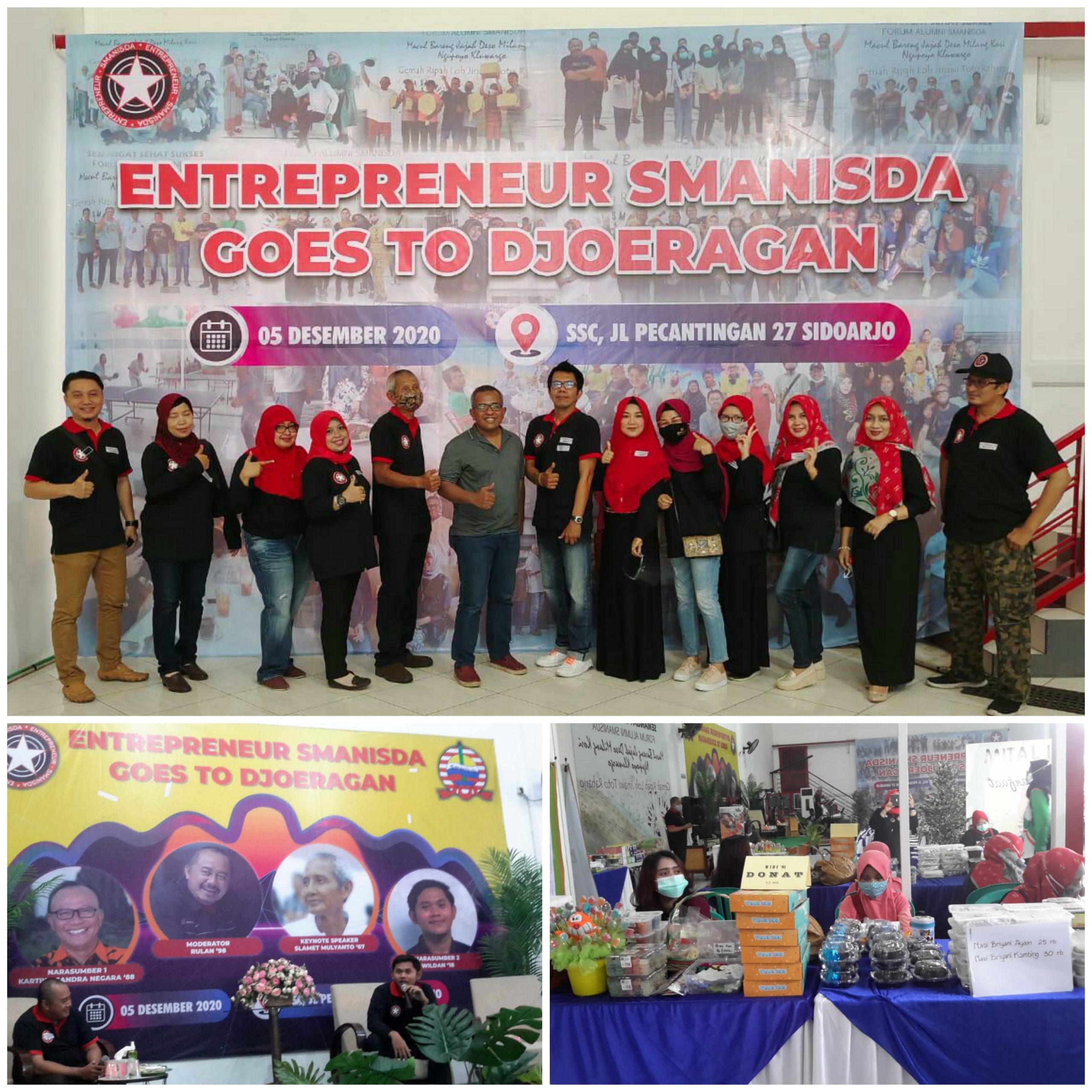 Saturrahmi Alumni Smanisda Gelar Sharing Bisnis Entrepreneur Hadirkan Belasan Produk UMKM