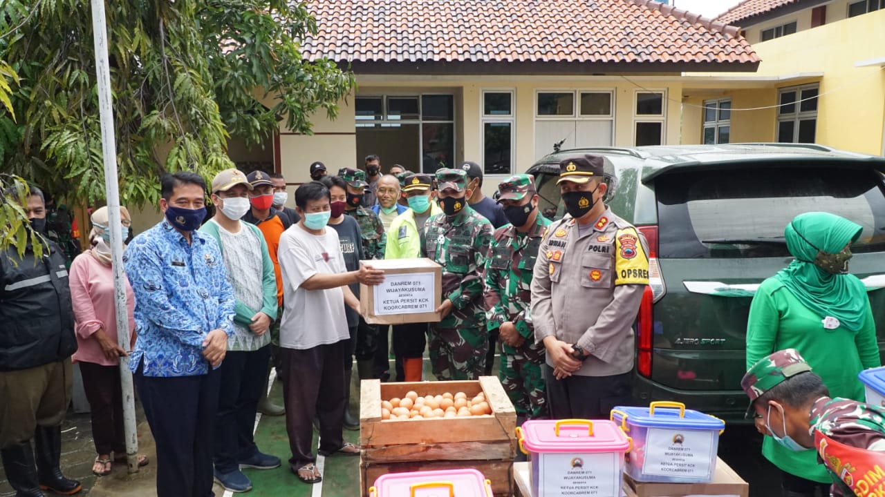 Tinjau Banjir Kota Pekalongan, Danrem 071/Wijayakusuma Minta Segera Lakukan Mitigasi Bencana Alam