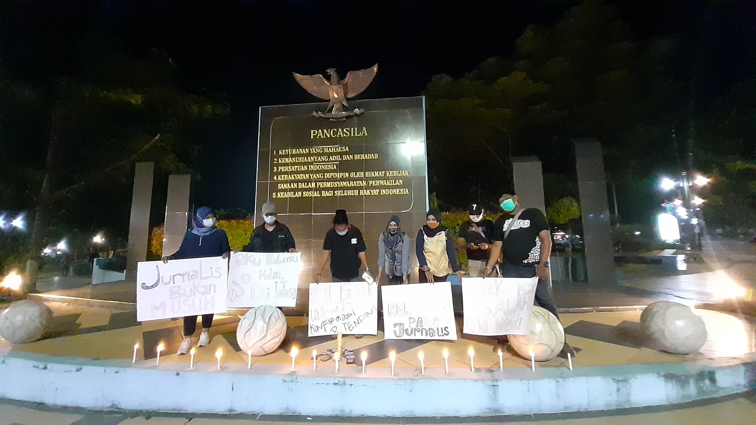 IJM Gelar Aksi Solidaritas Kecam Kekerasan Terhadap Jurnalis