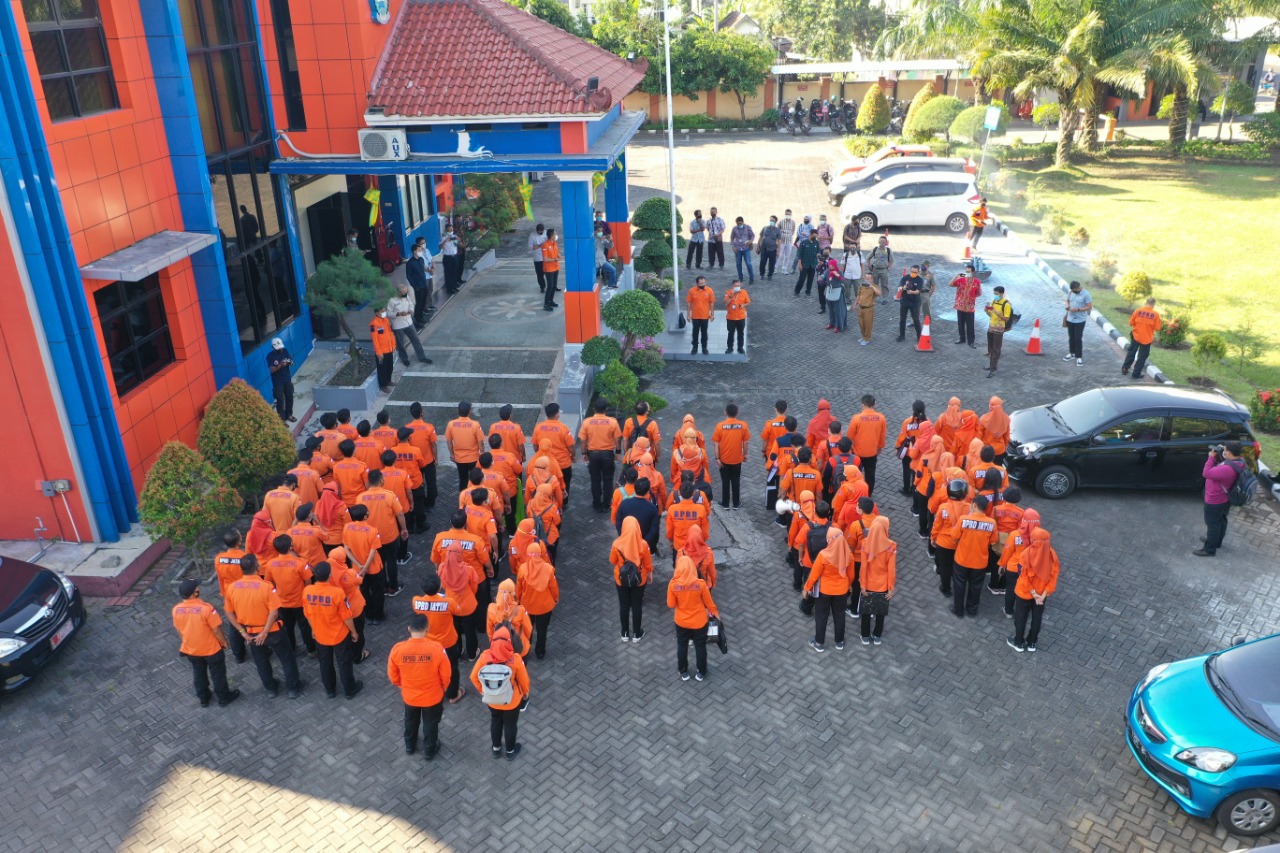 22 OPD Pemprov Jatim dan SRPB Jatim Ikut Latihan Evakuasi Mandiri