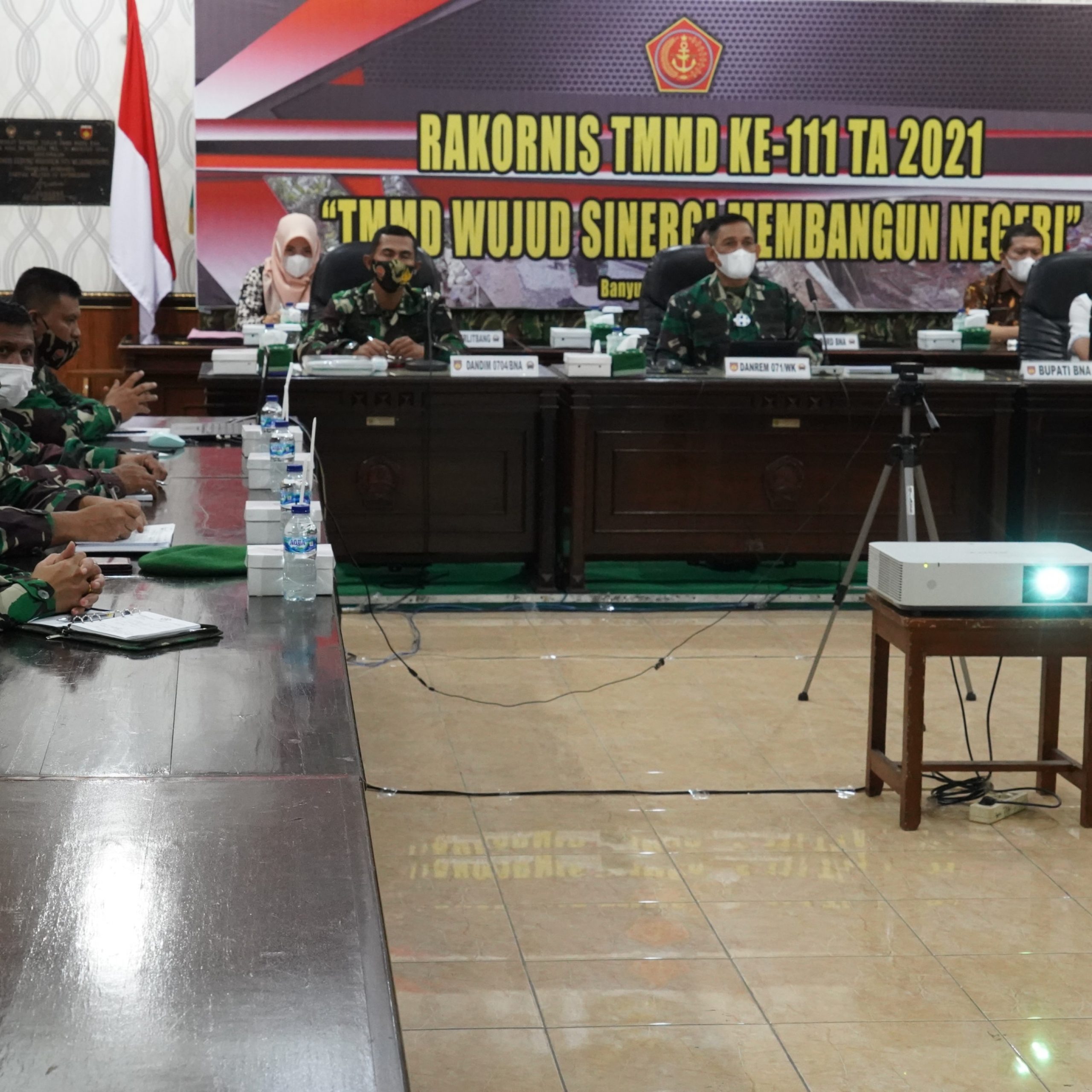 Danrem 071 Wijayakusuma Vicon Rakornis TMMD Reguler -111