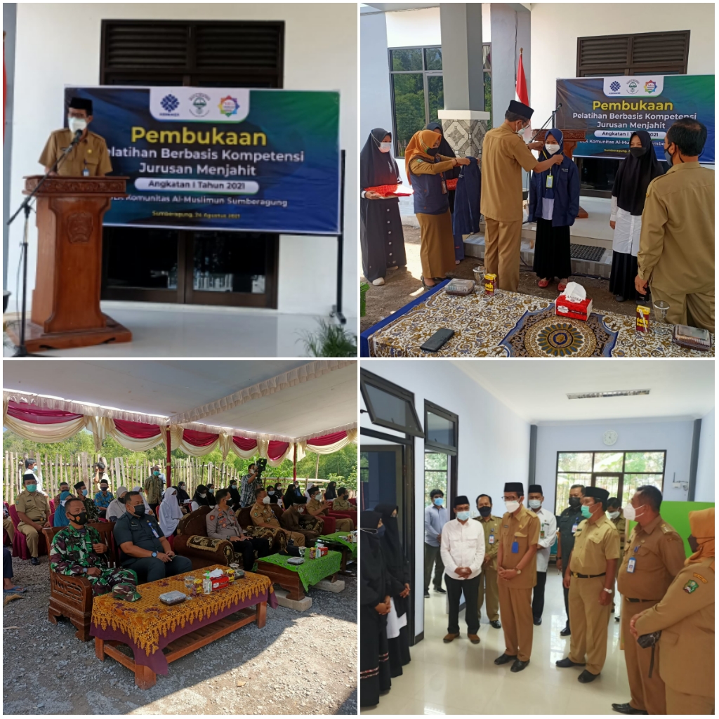 Bupati Magetan Meresmikan Pembukaan Balai Latihan Kerja Komunitas Al Muslimun