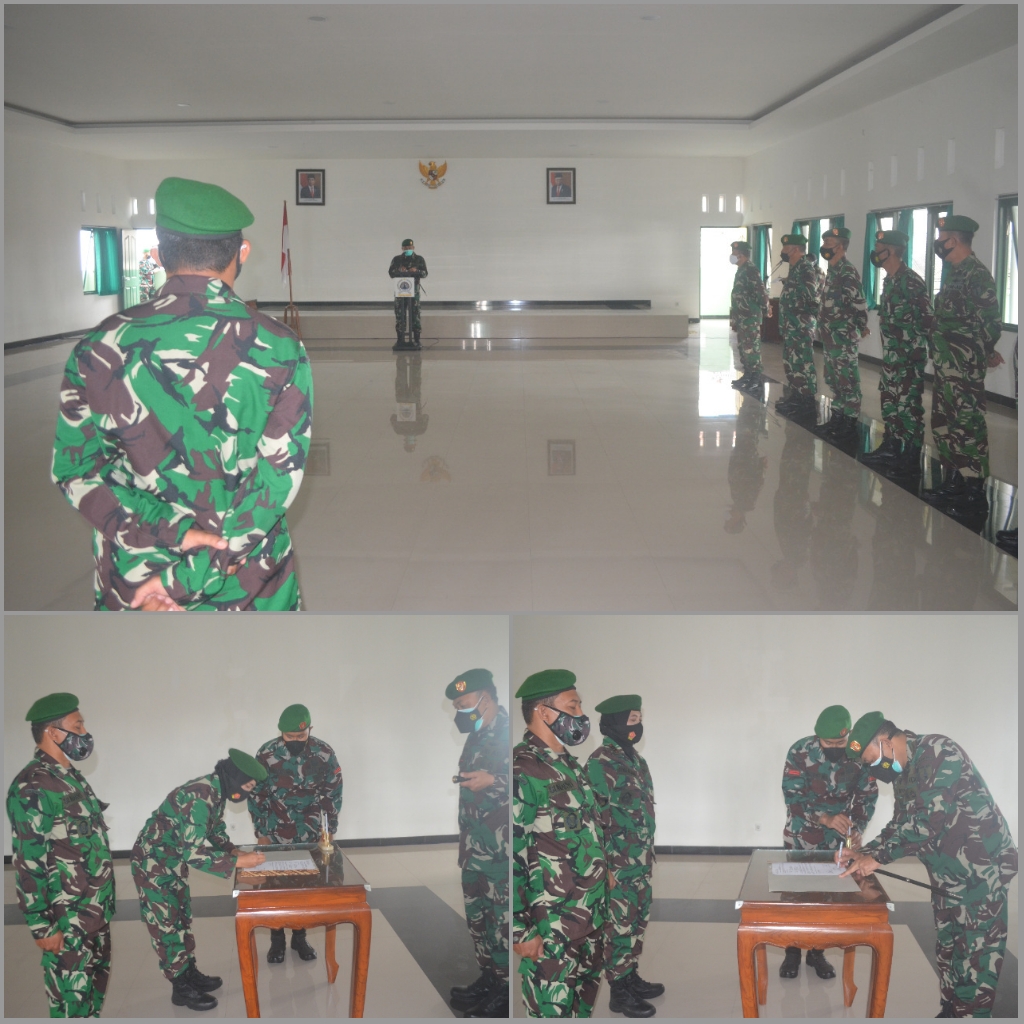 Dandim 0804/Magetan Pimpin Sertijab Danramil