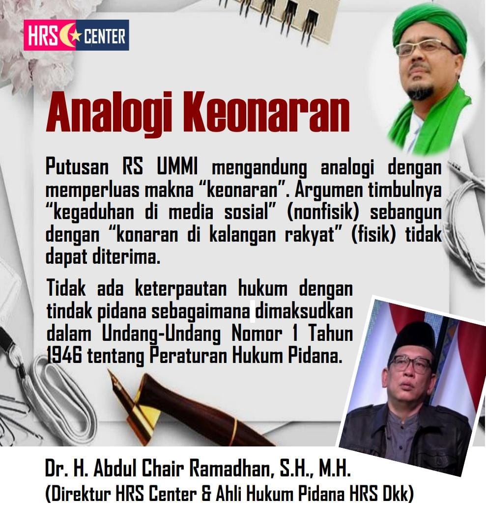 EKSAMINASI PUTUSAN PERKARA HRS DKK