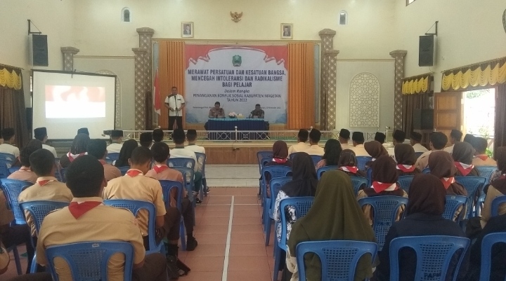 Bakesbangpol Magetan Ajak Pelajar Untuk Cegah Intoleran dan Radikalisme