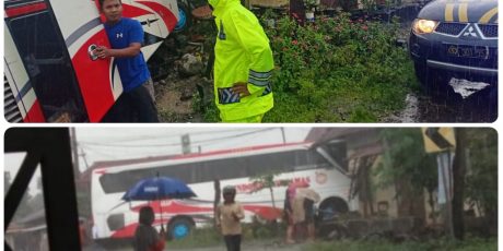 Ini Kronologinya Bus Sinduro Satriamas Tabrak Rumah Warga Magetan