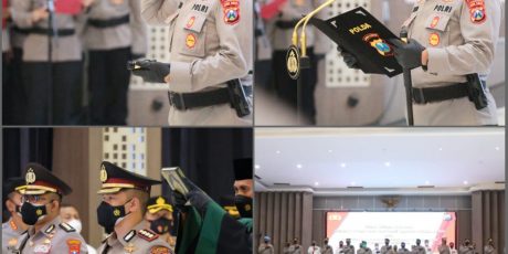 Kapolda Jatim Pimpin Sertijab Pejabat Utama dan Kapolres Dengan Prokes Ketat