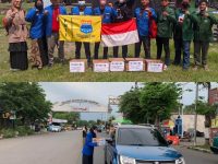 Peduli Korban Banjir Bandang, PMII Komisariat Salman Al Farisy dan BEM STAIM Magetan Gelar Aksi Galang Dana