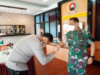 Danrem 071/Wijayakusuma Terima Kunjungan Silaturahmi Kapolresta Banyumas Baru