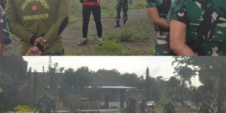 Dandim 0804/Magetan Pimpin Jum’at Bersih, Ada Juga Yang Tanam Pohon