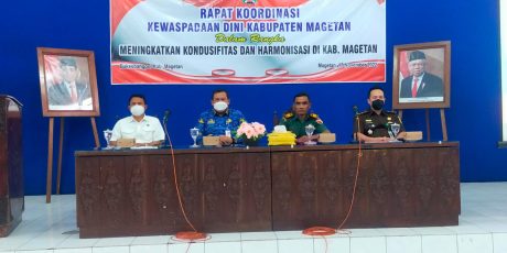Tingkatkan Kondusifitas Dan Harmonisasi di Kabupaten Magetan, Kesbangpol Gelar Rakor Kewaspadaan Dini
