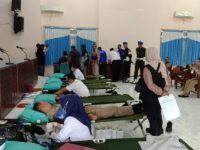 Semarakkan HPN, Pulahan Awak Media Ikuti Donor Darah