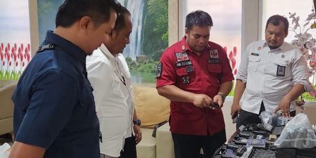 Rutan Magetan Kedatangan 3 Pucuk Senjata Api