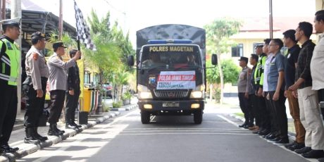 Polres Magetan Kirim Bantuan Kemanusiaan Ke Gaza Palestina