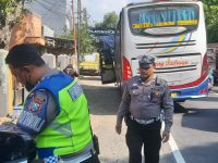 Sejumlah Bus Ditindak Tegas Satlantas Polres Magetan, Ini Penyebabnya