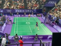 Tonton Langsung Pertandingan Badminton, AHY Doakan Seluruh Atlet Raih Prestasi di Olimpiade 2024