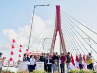 Wamen ATR/Waka BPN Dampingi Presiden Jokowi Resmikan Jembatan Pulau Balang, Akses Balikpapan-IKN Kini 1,5 Jam