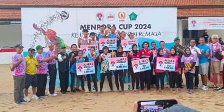 Jawa Tengah Sabet Tiga Juara di Kejurnas Voli Pantai Remaja Piala Menpora