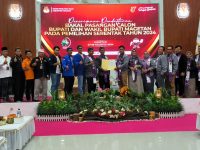 Hergunadi-Basuki Babussalam Resmi Daftar Ke KPU Magetan