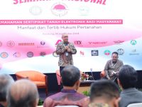 Sosialisasikan Sertipikat-El kepada Praktisi dan Akademisi, Sekjen Kementerian ATR/BPN Sampaikan Capaian Sertipikat Elektronik