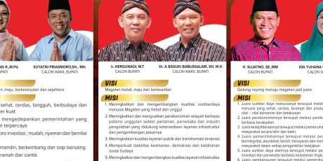 KPU Magetan Umumkan Nomor Urut dan Visi-Misi Calon Bupati Magetan