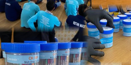 Puluhan Napi Magetan Jalani Pemeriksaan Urine Mendadak. Ini Hasilnya