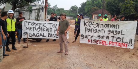 Ketahanan Pangan gagal akibat proyek tol, petani lakukan aksi bersama aktivis lingkungan