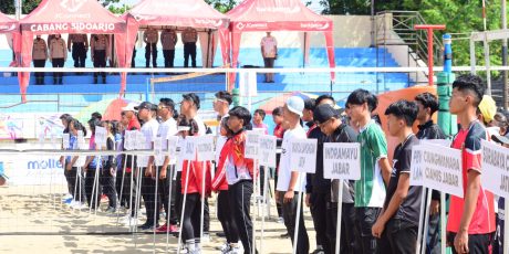 Kejurnas Voli Pantai Antar Klub U-17 MAVI Cup 2025 Peringati Hari Bhayangkara Ke-79 Berlangsung di Sidoarjo