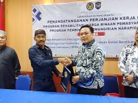 YASOS BKS Bersama Lapas Kls II A Pancur Batu Penandatanganan Perjanjian Kerjasama Program Pembinaan dan  Kemandirian  WBP