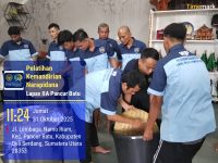 Lapas Kelas IIA Pancur Batu Bersama Yasos BKS Gelar Pembukaan Pelatihan Kemandirian Pembuatan Tempe
