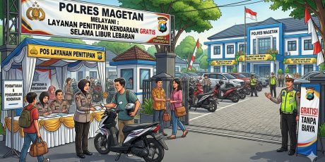 Mudik Aman, Keluarga Bahagia: Polres Magetan Buka Layanan Penitipan Kendaraan Gratis