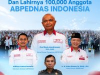 ABPEDNAS Cetak Sejarah, Raih 100 Ribu Anggota dihari Lahir Pancasila 2026