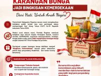 Tanpa Karangan Bunga di Peringatan HUT Ke-81 Republik Indonesia, Dukung Asri dan dimaknai untuk meningkatan Kebersamaan dan Kemanfaatan.