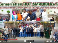 Peringati 10 Tahun, AMPHIBI Gelar Maulid Nabi, Aksi Tanam Pohon, Tebar Bibit Ikan, dan Terima Program Community Development Ternak Bebek dari PT Musim Mas