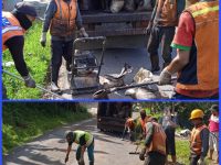 Jelang Idul Fitri 2021, Bronjong Dan Jalan Tawanganom Rampung, DPUPR Magetan Kebut Perbaikan Jalan