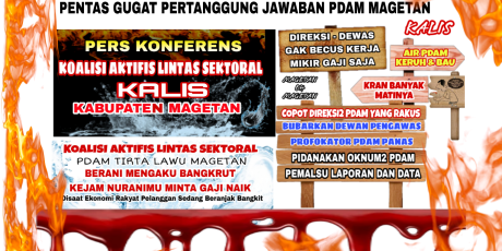 Carut Marut PDAM Magetan, Aktifis KALIS Ancam Gugat Tanggung Jawab Direksi